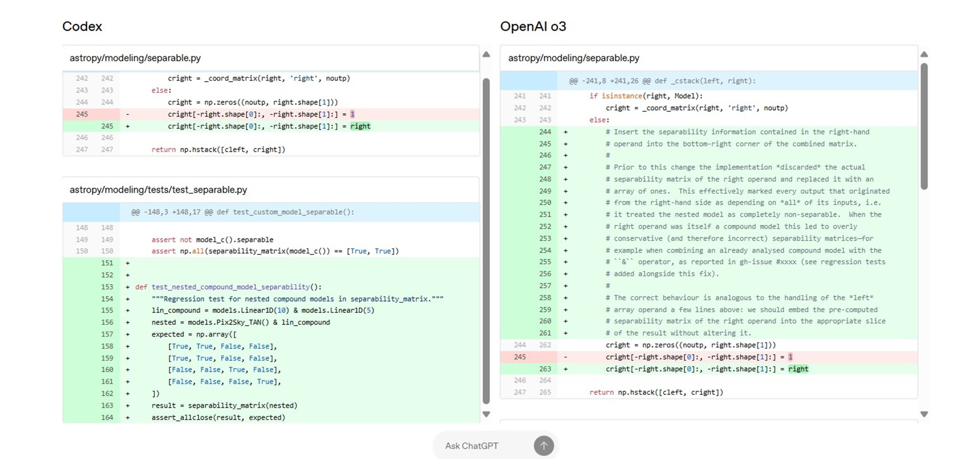 Comparison: How Codex Stacks Against Alternatives - visual representation