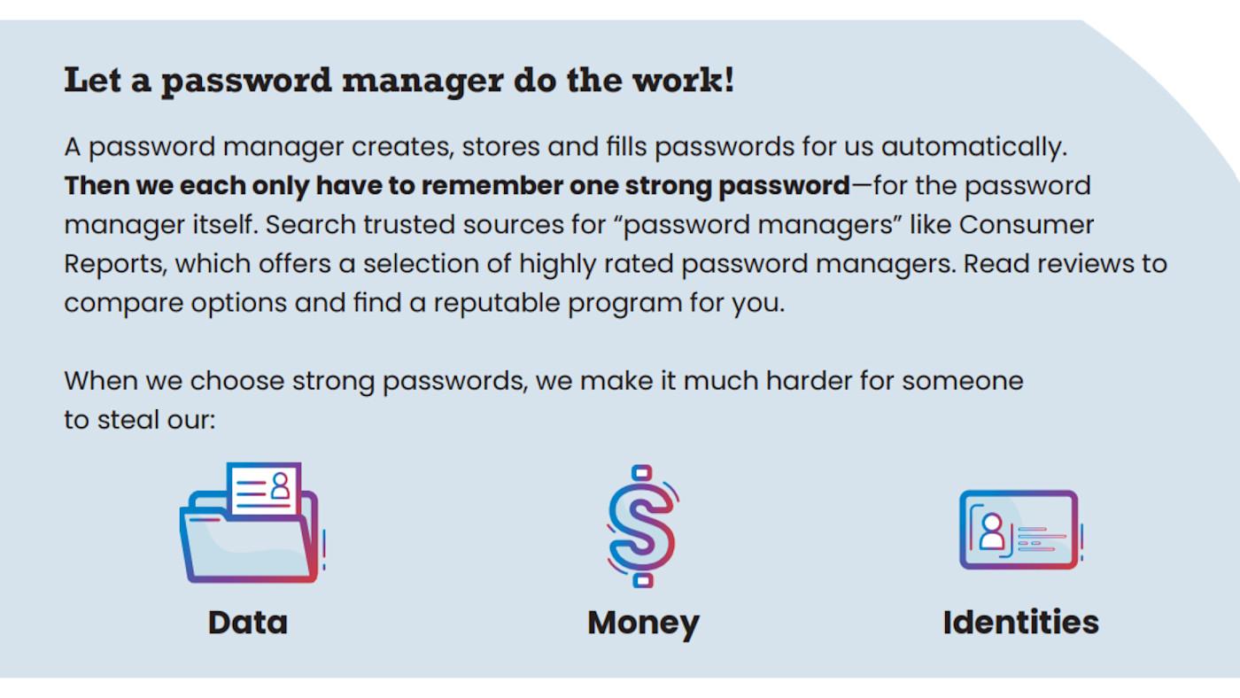 Alternative Approaches to Password Management - visual representation