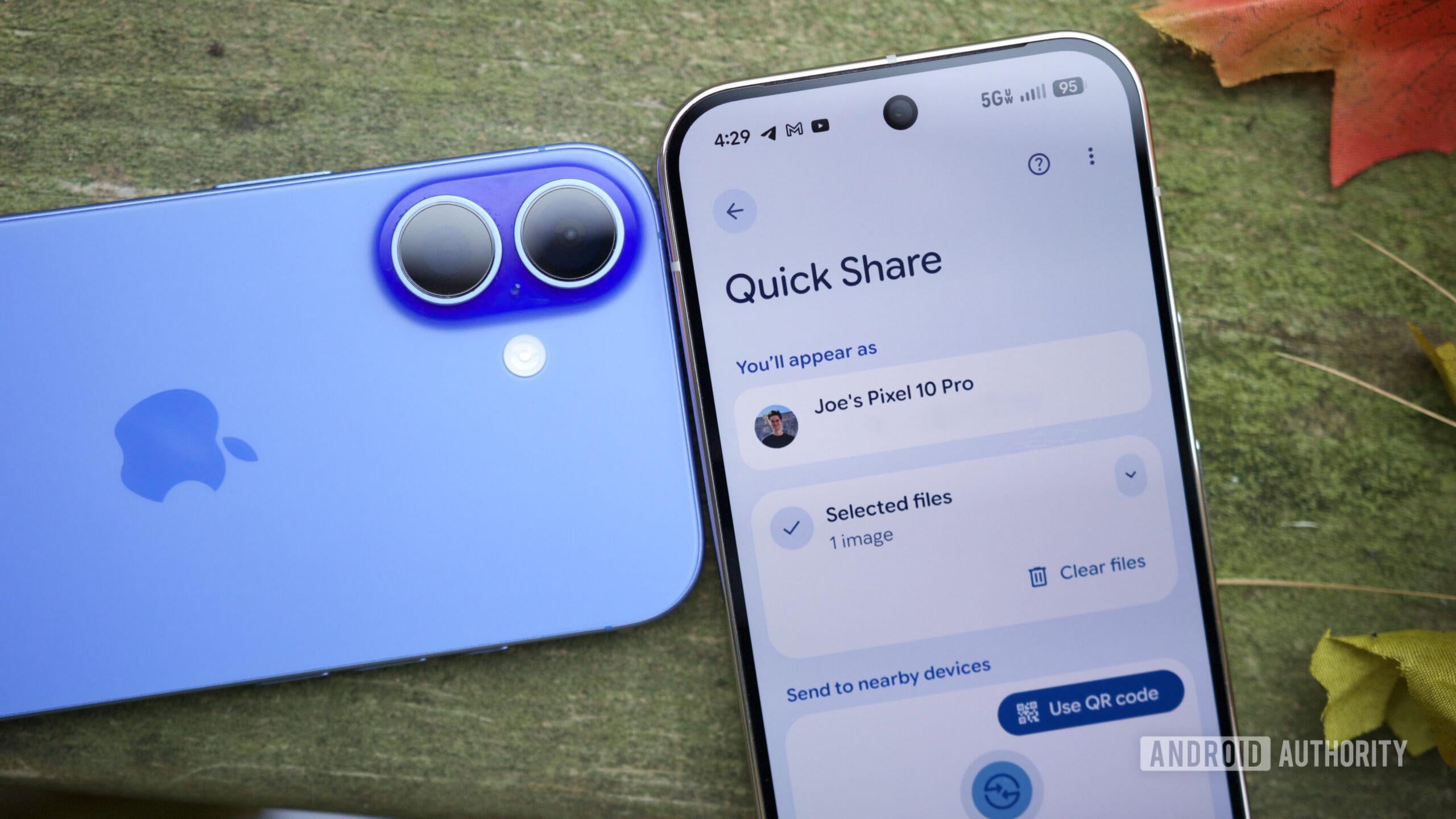 Setting Up Air Drop Between Pixel 9 and Apple Devices - visual representation