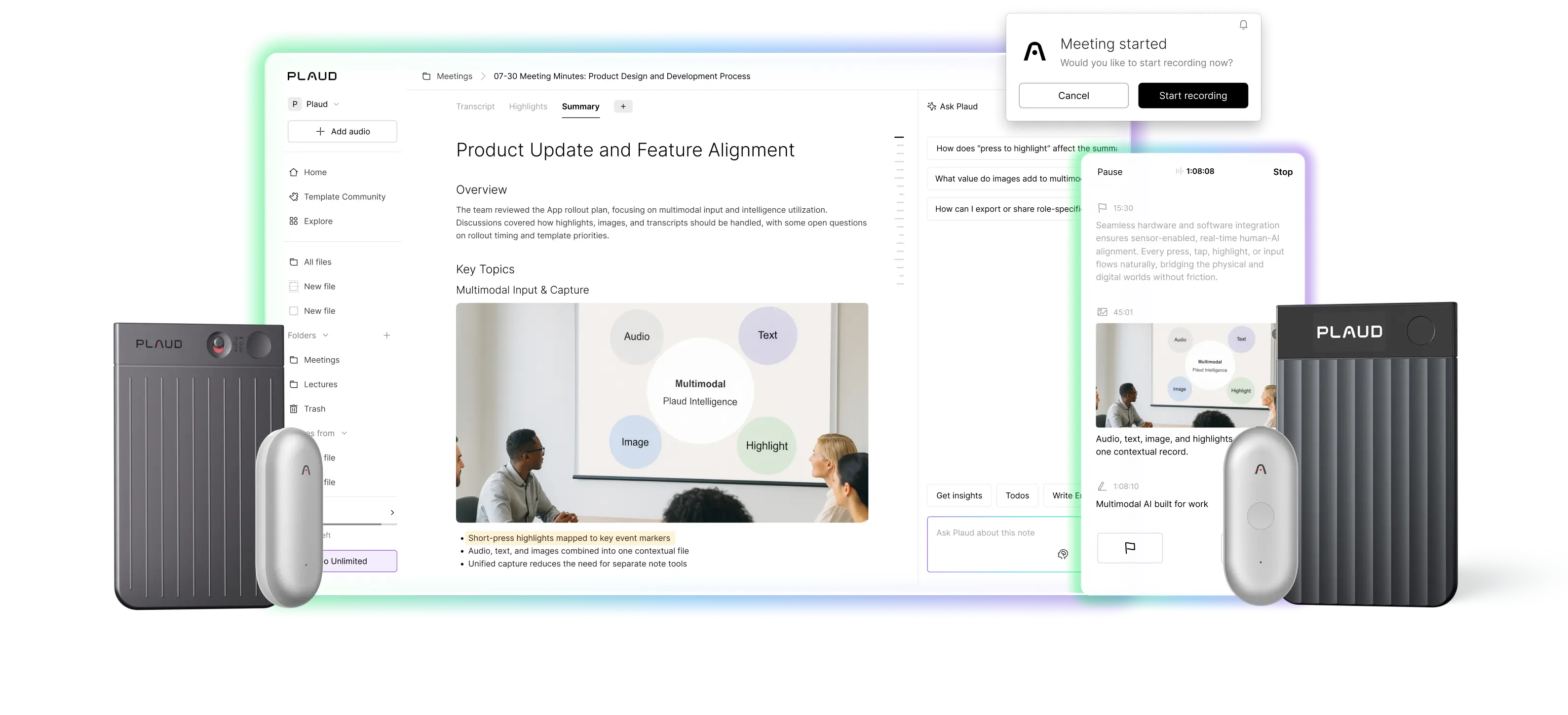 The Competitive Landscape: How Plaud Stacks Up Against Meeting Notetaker Giants - visual representation