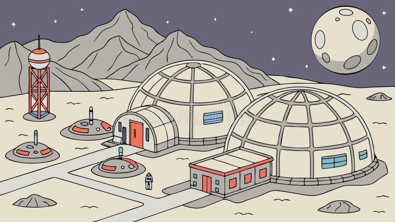 The Allure of a Lunar Setting - visual representation