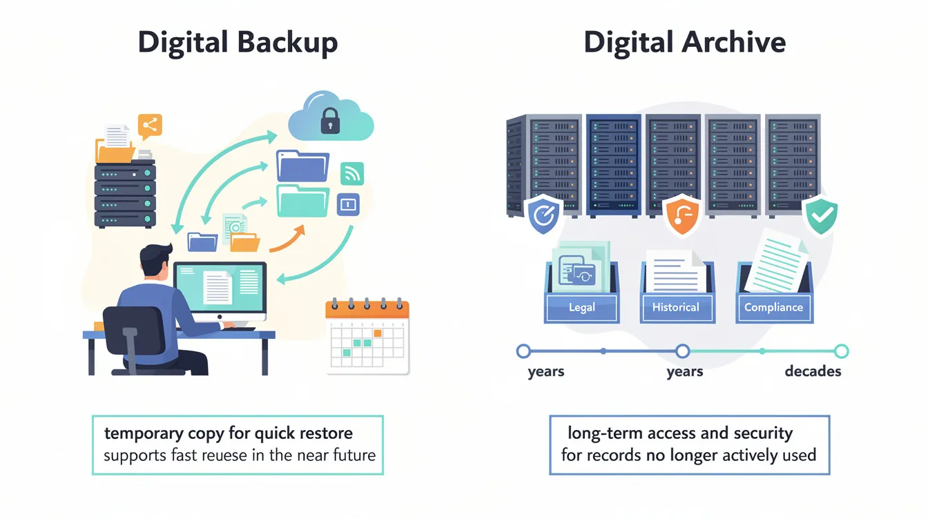 Why Digital Archives? - visual representation
