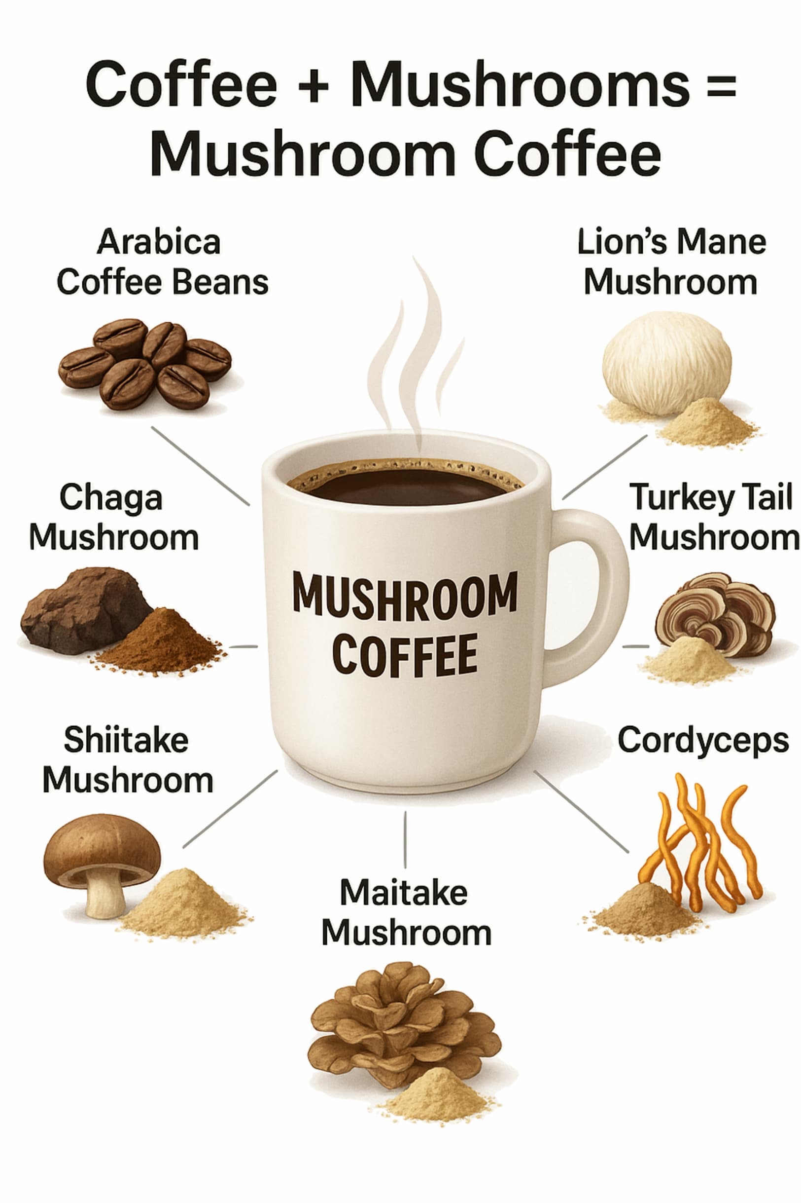 What is Mushroom Coffee? - contextual illustration