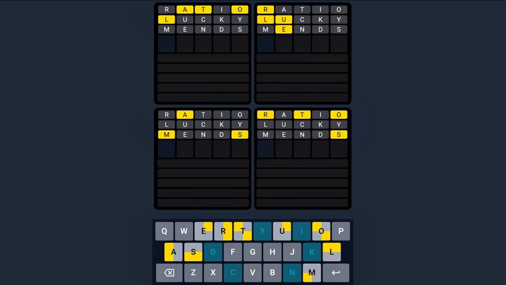 Wordle vs. Quordle vs. Other Variants: Where Quordle Sits - visual representation