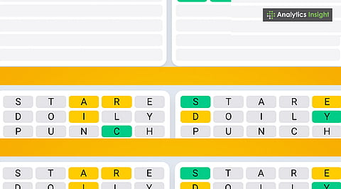 Daily Quordle Answers and Solutions - visual representation