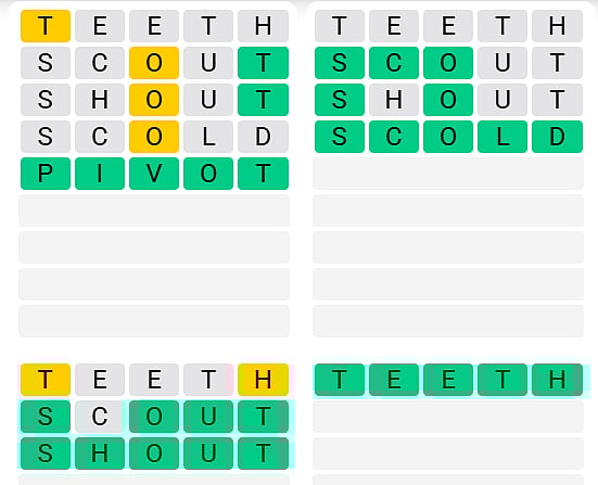 Common Letter Patterns and Combinations - visual representation
