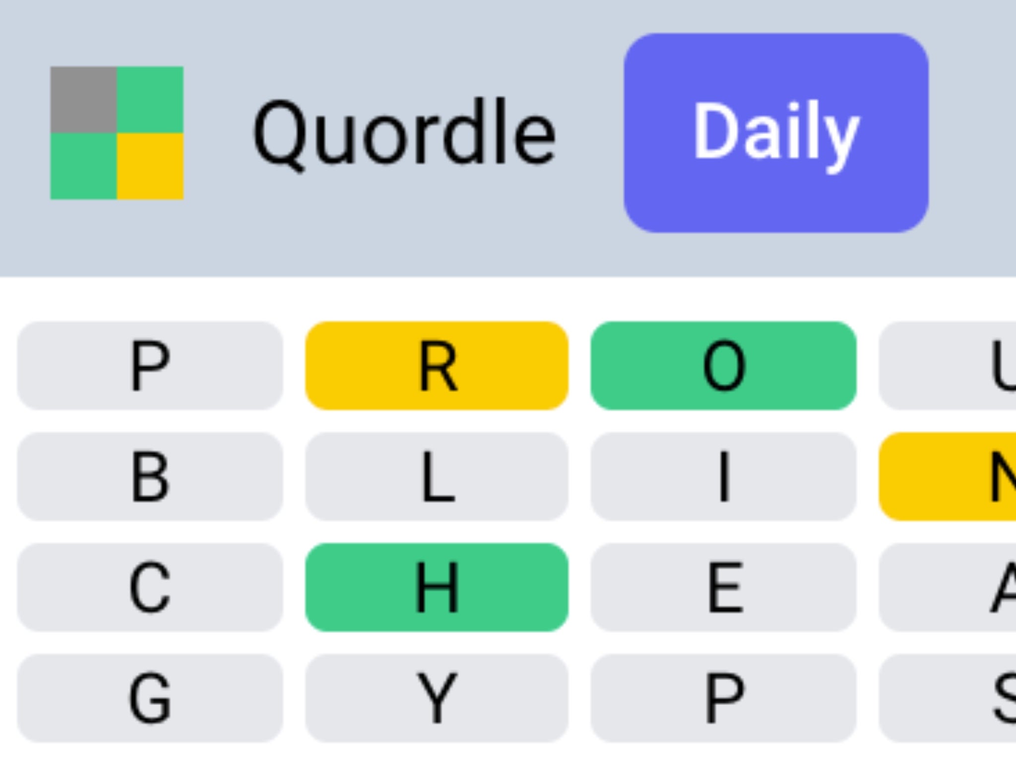 The Hardest Puzzles: When Quordle Gets Vicious - visual representation