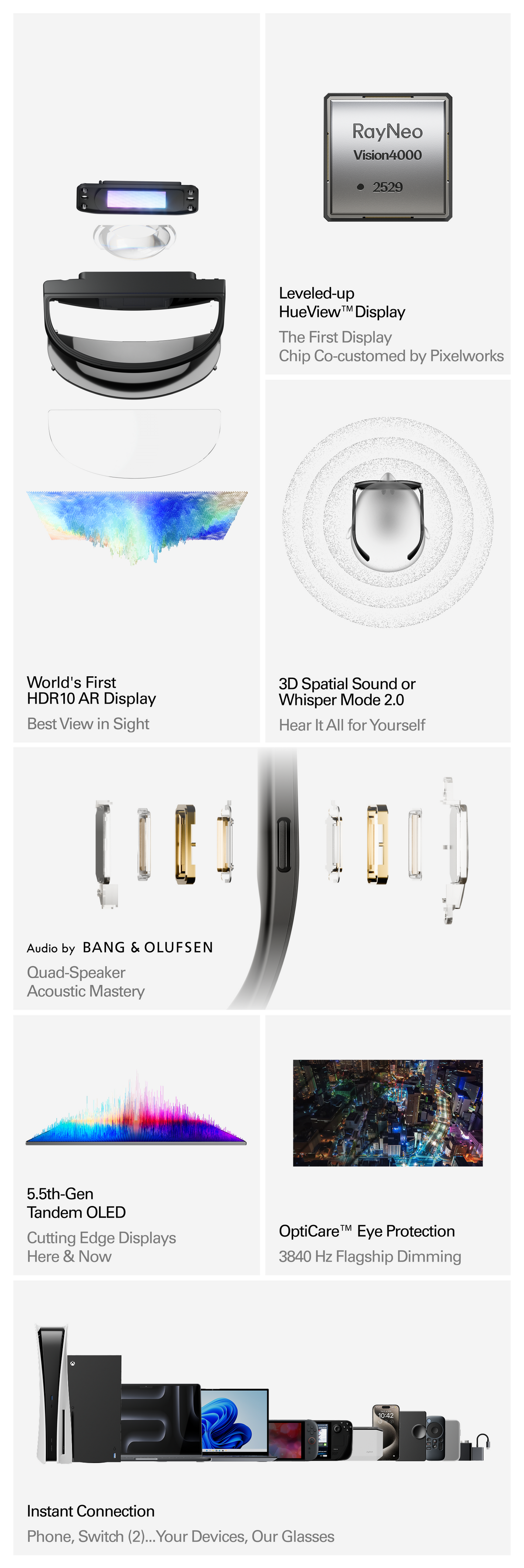 The Best AR Glasses at a Glance - visual representation