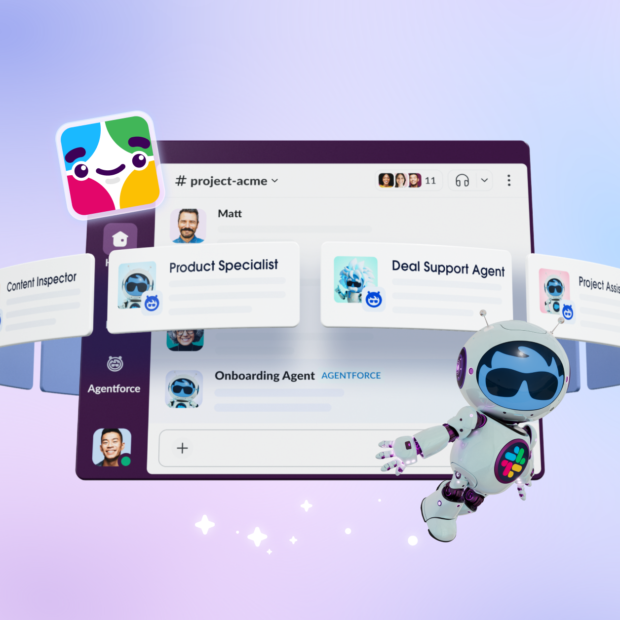 Imagining an Independent Slack - visual representation