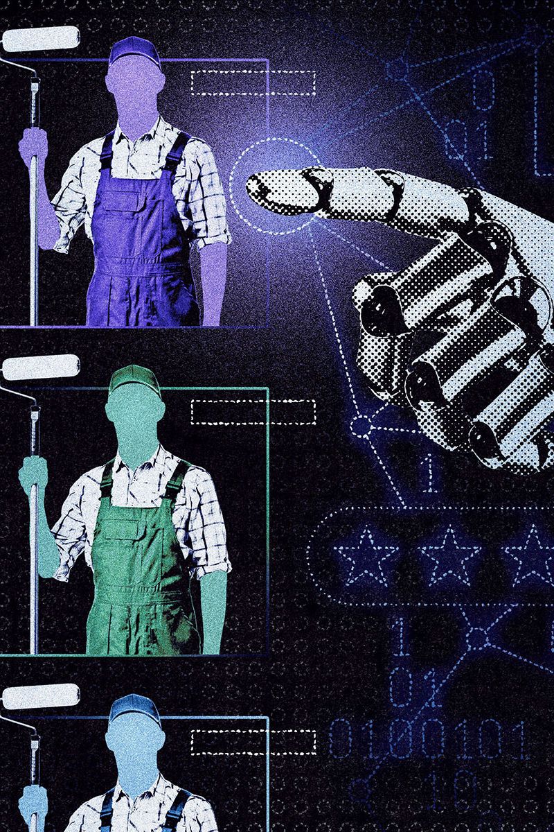 The Human Behind the Curtain Problem - visual representation