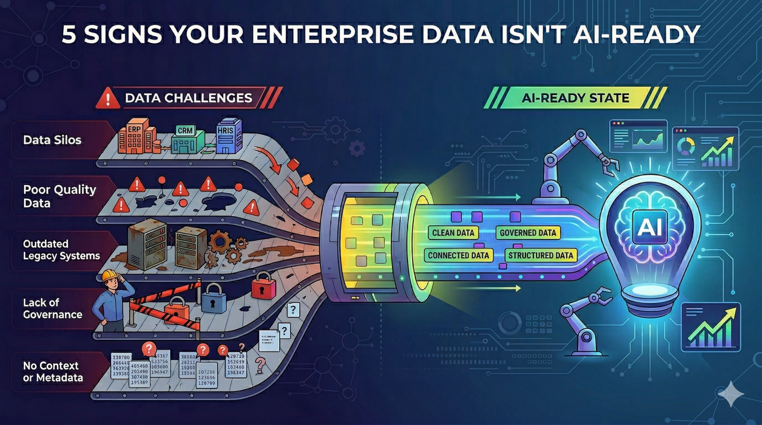 The Challenge of Training AI Agents in Enterprise Environments - contextual illustration