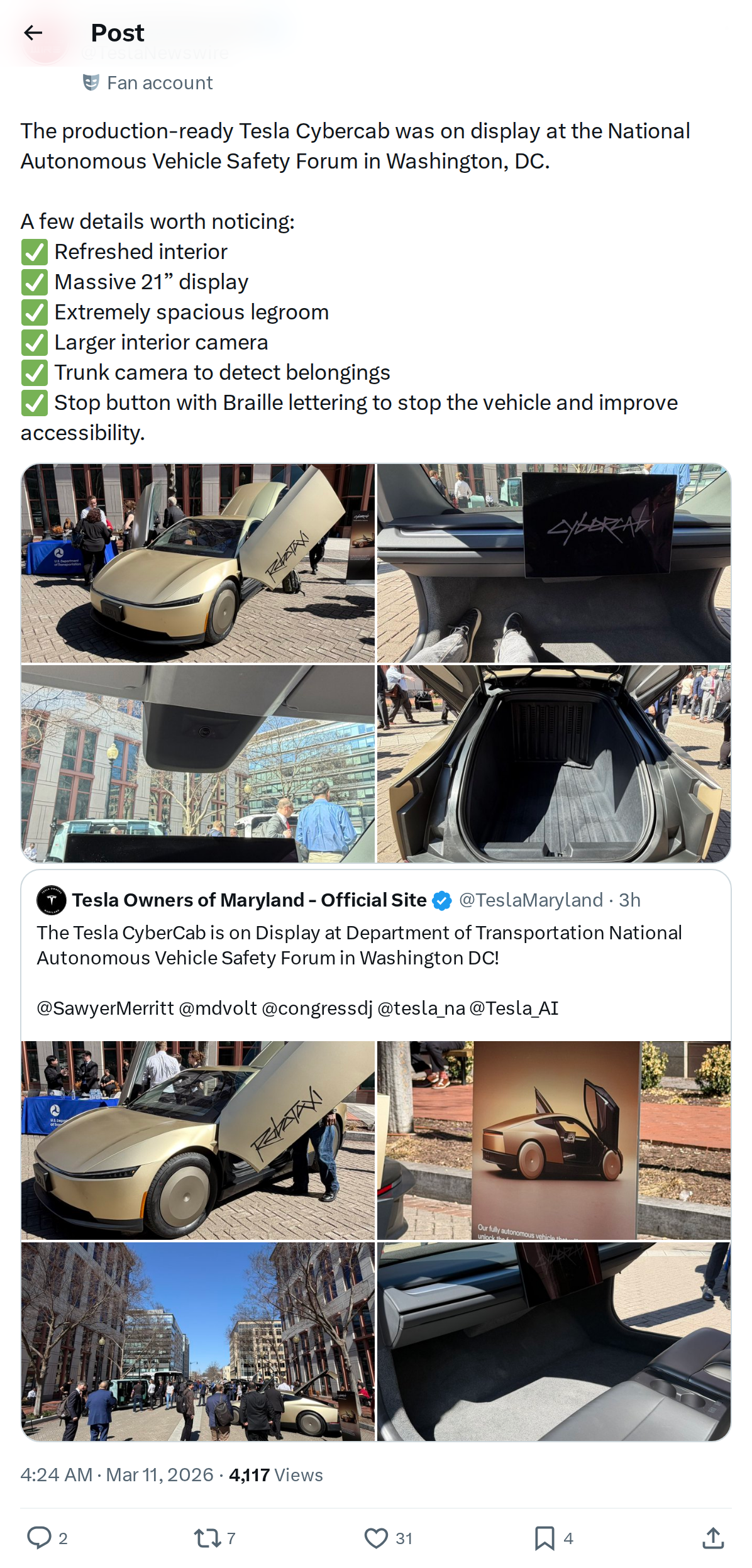 The Future of Tesla's Cybercab - visual representation