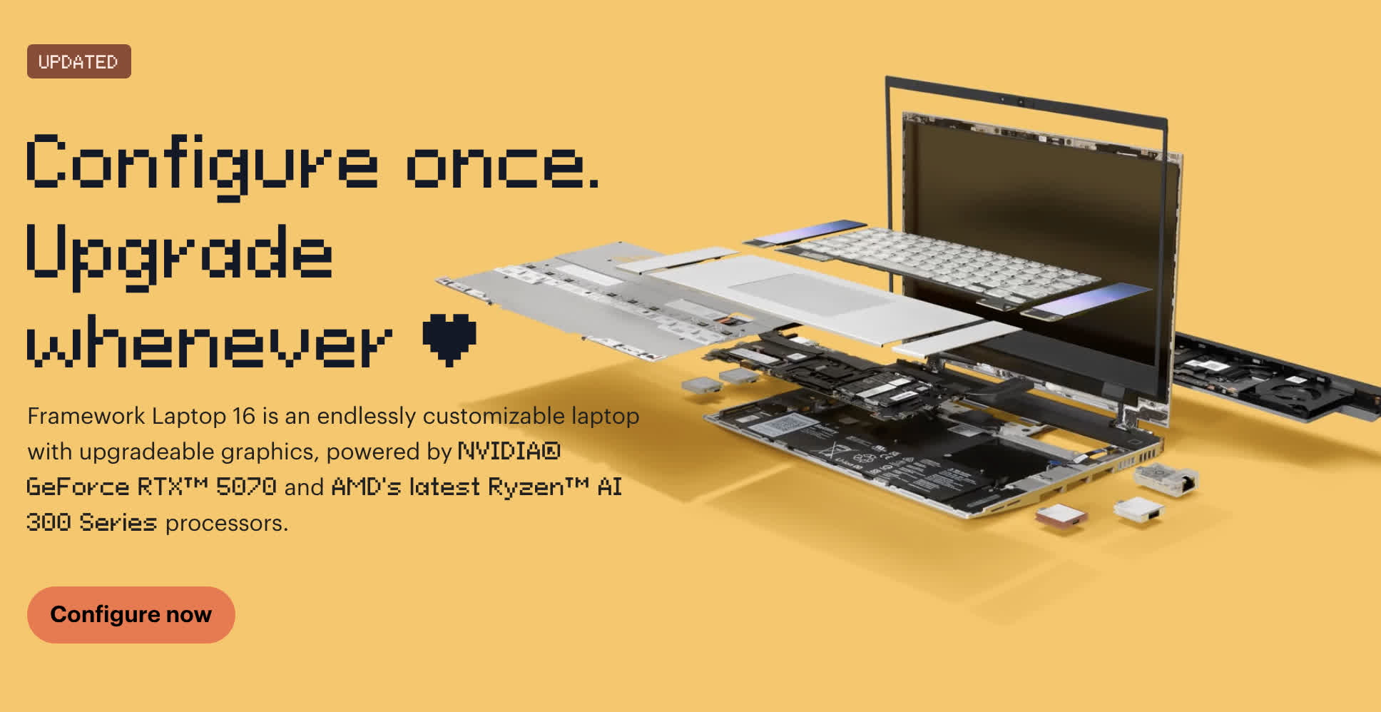 The Evolution of the Framework Laptop 16 - visual representation