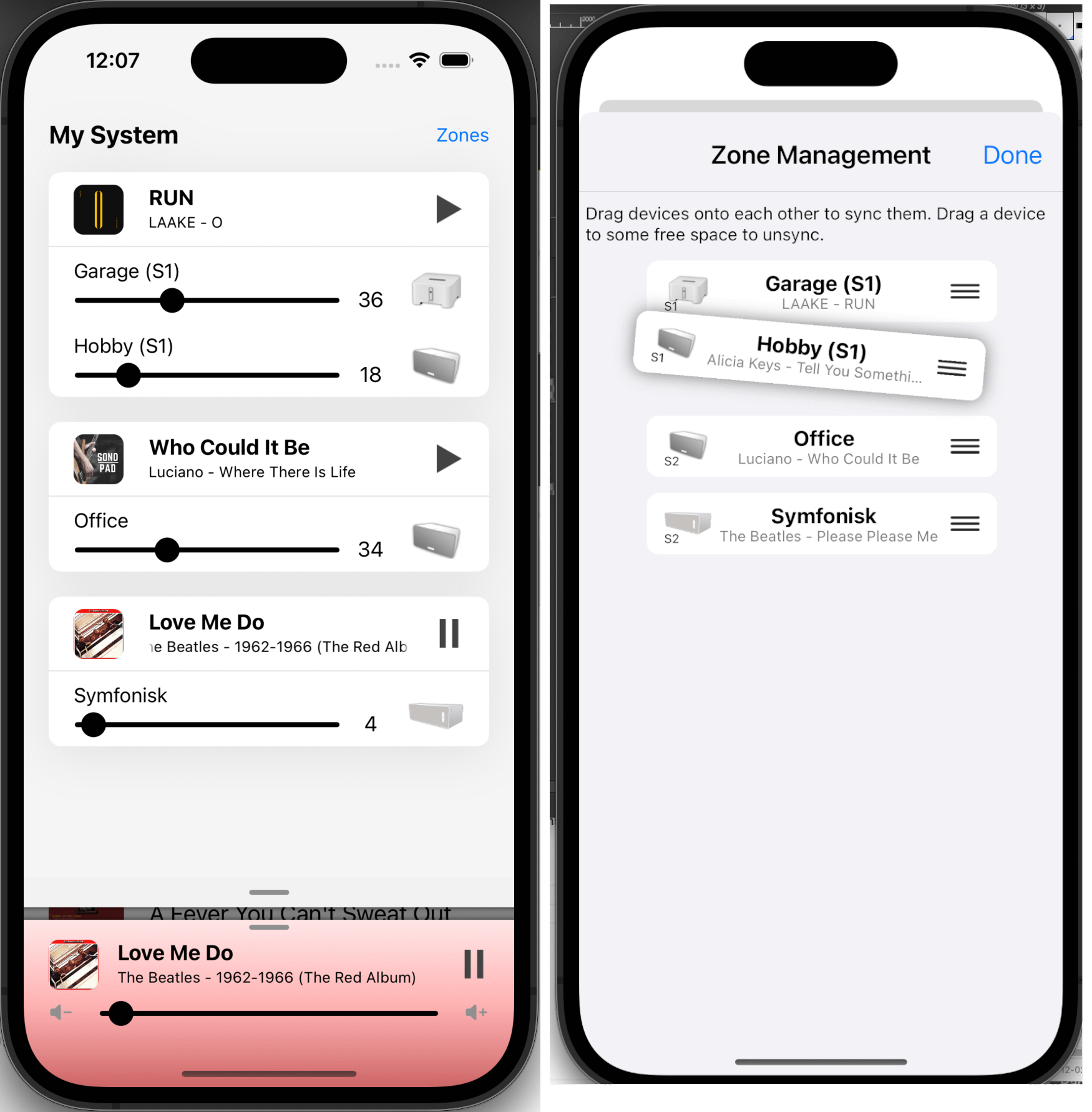 Enhanced Volume Control - visual representation