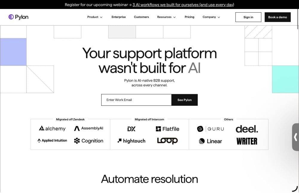 SaaStr AI App of the Week: Pylon. The AI-Native Support Platform Built for B2B, Not Reheated B2C | SaaStr
