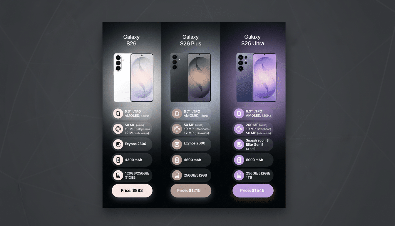 The Unveiling of Galaxy S26 - visual representation