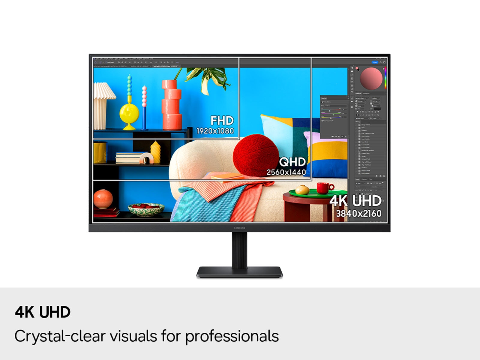 Key Features of the Samsung View Finity S70H - visual representation