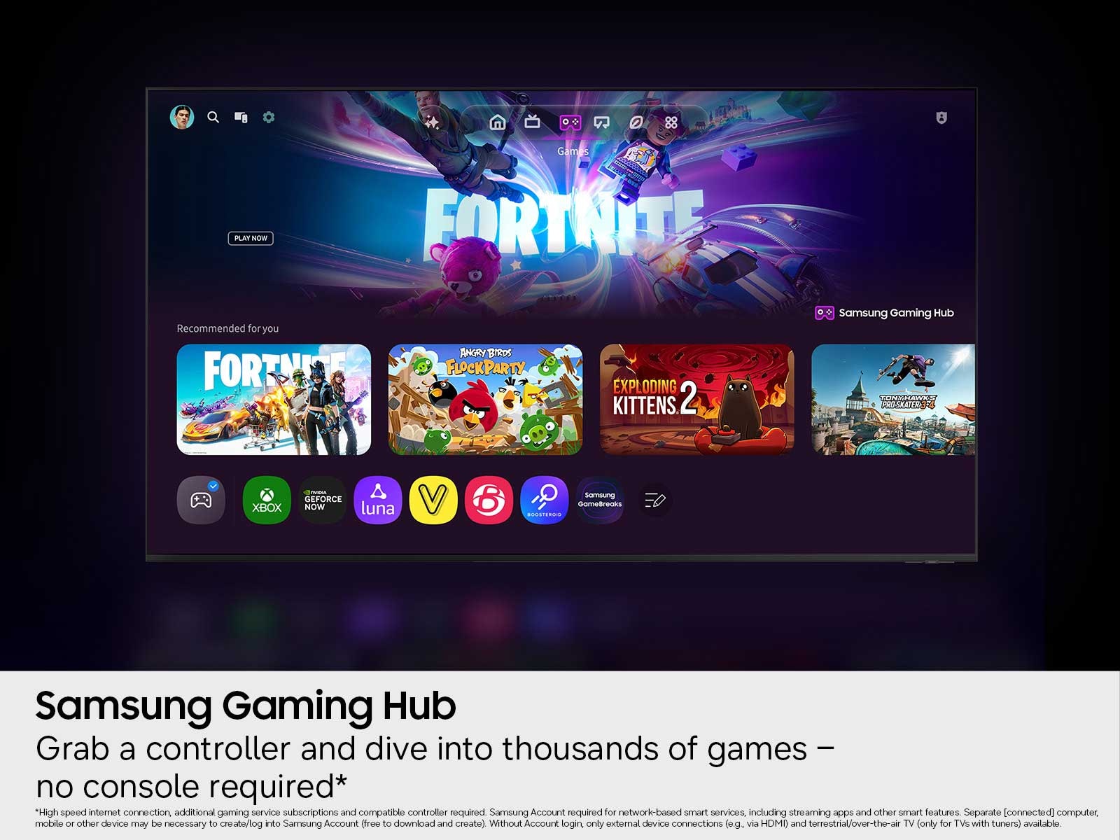 Key Features of Samsung OLED TVs - visual representation