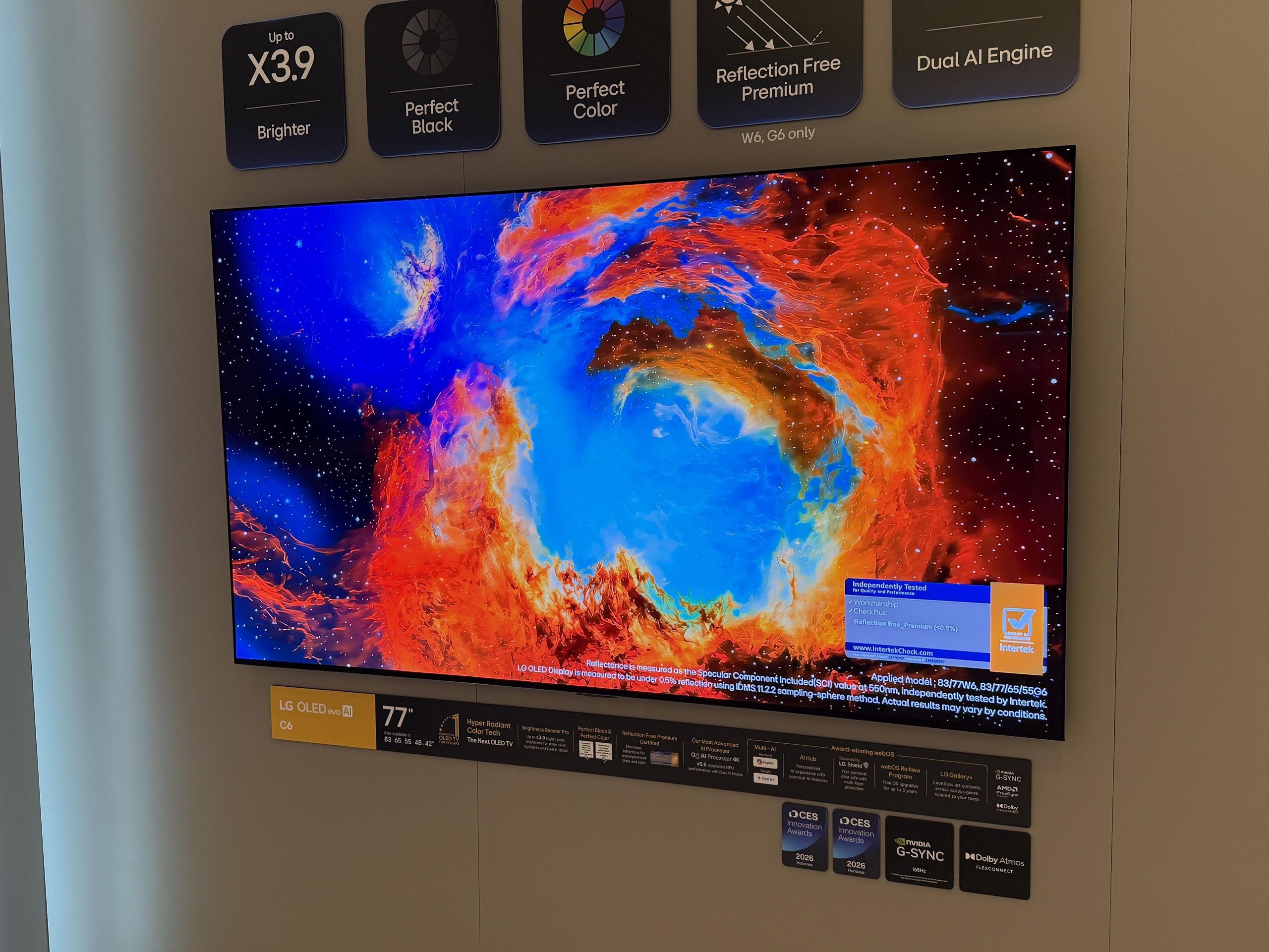 Key Features of LG OLED TVs - visual representation