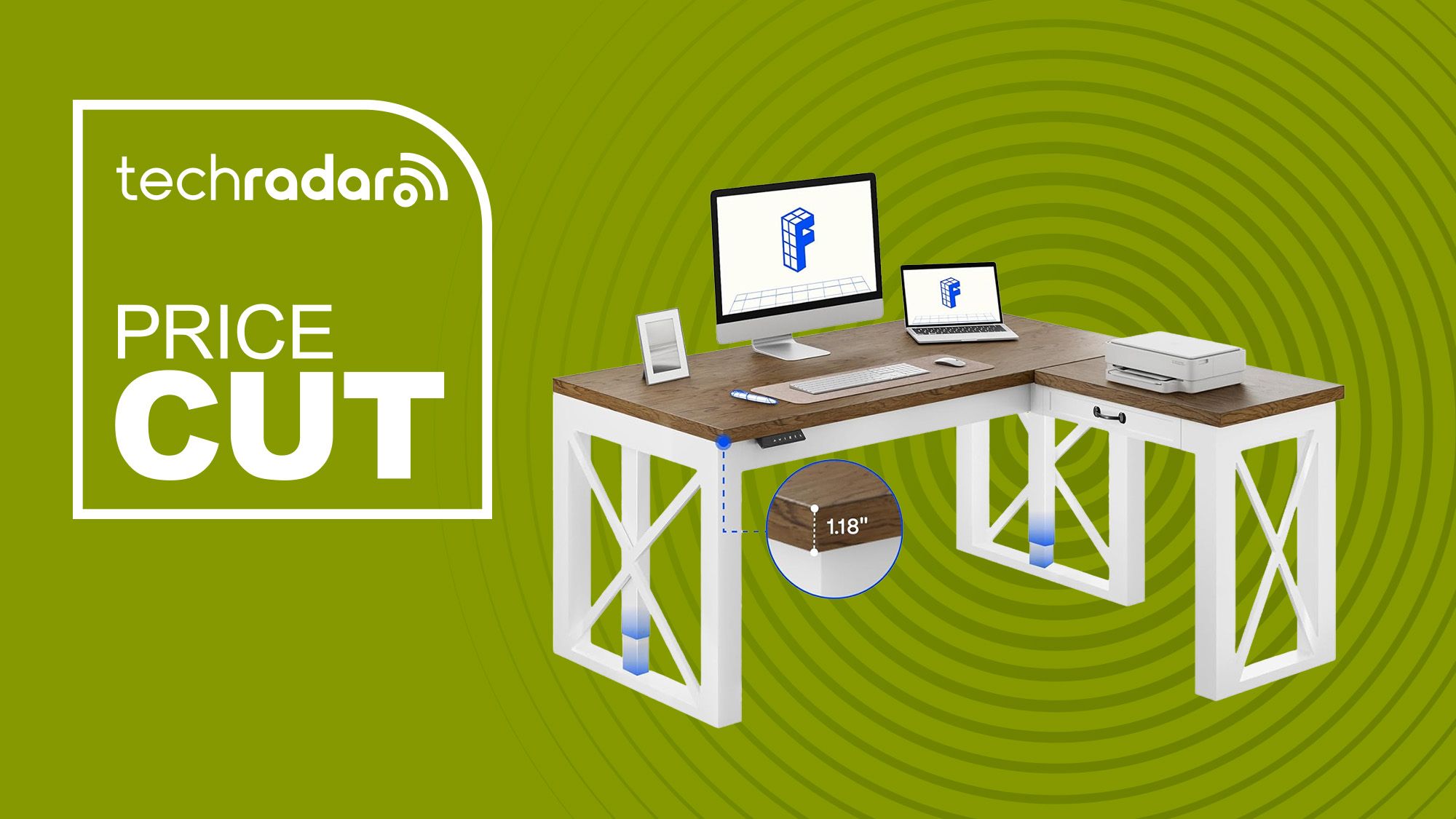 Save $100 on FlexiSpot's L-shaped standing desk for a big office upgrade | TechRadar