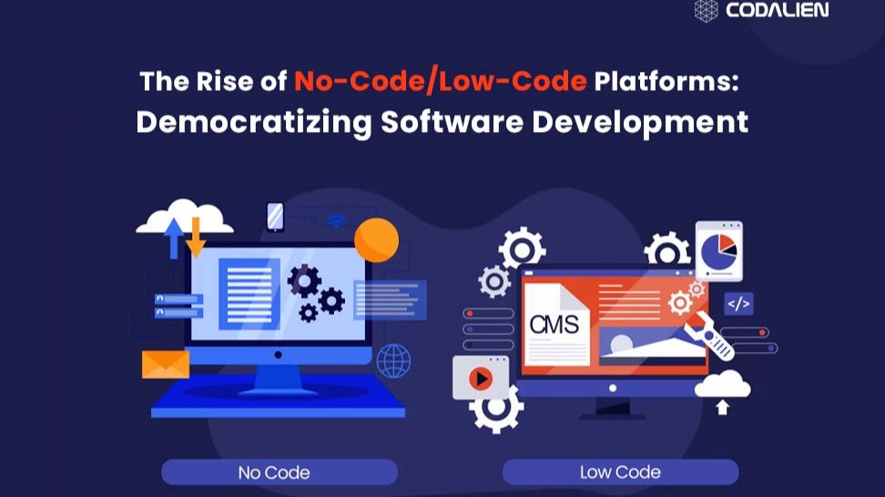 The Rise of No-Code Platforms - visual representation