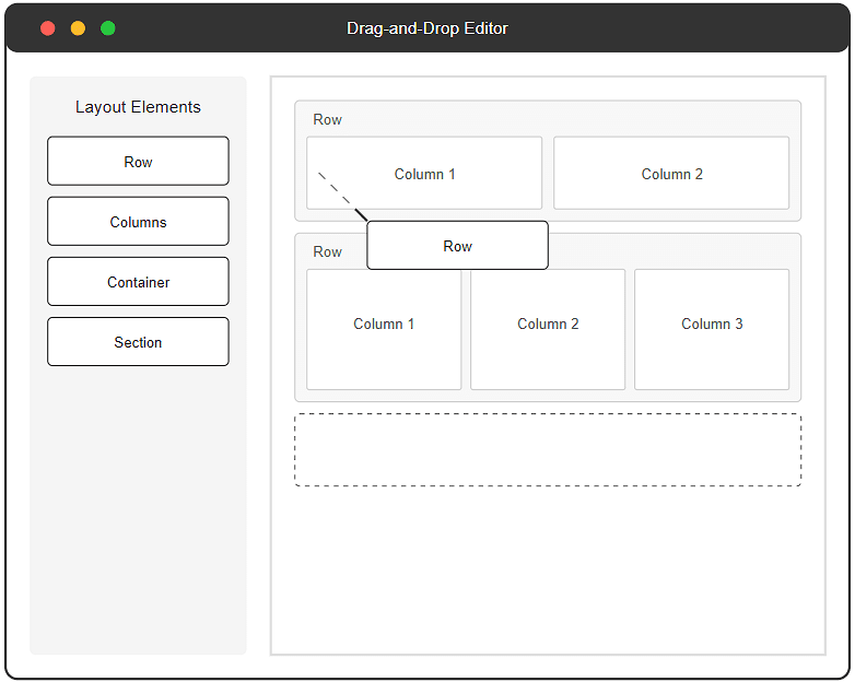 Building an App on the Go - visual representation