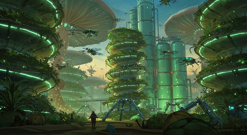 The Setting of Signet City - contextual illustration