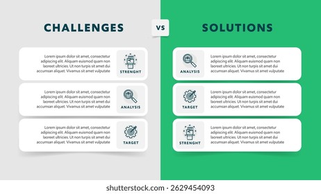 Challenges and Solutions - contextual illustration
