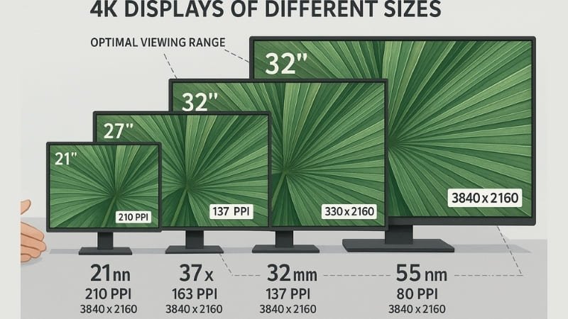 The Rise of 4K Monitors - visual representation