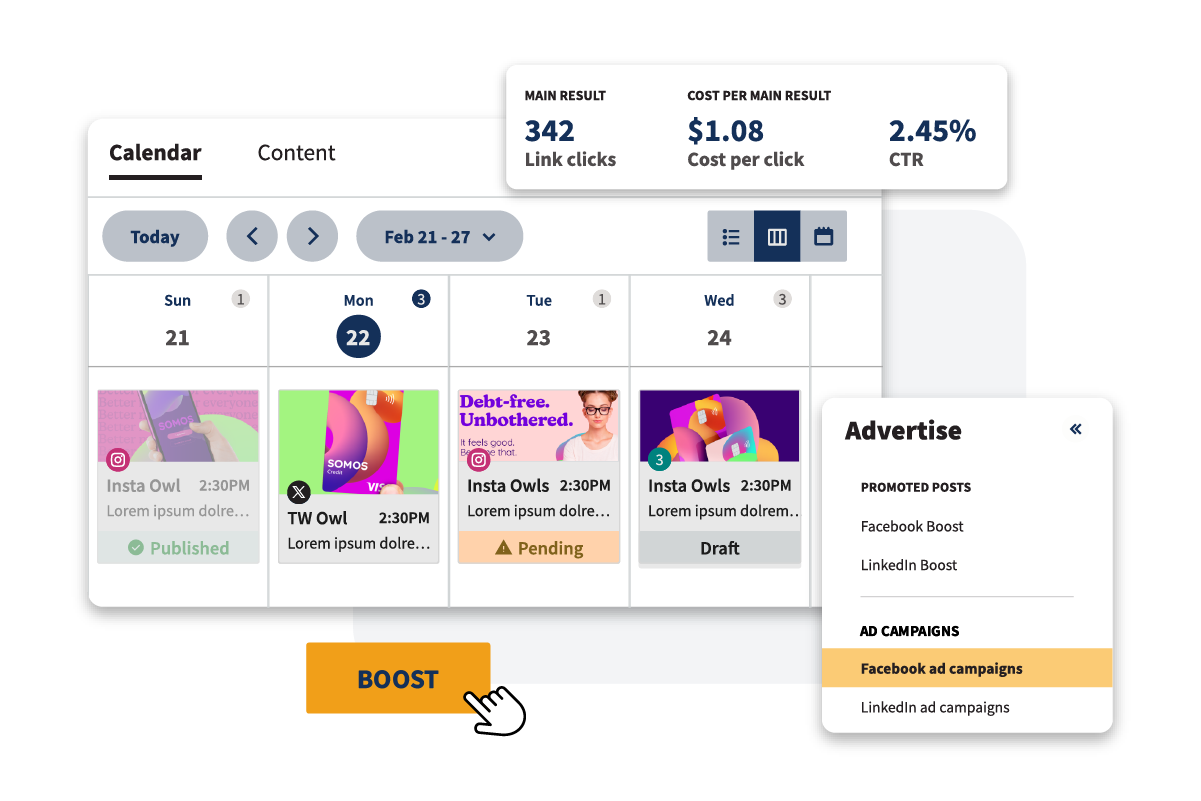 11 Free Social Media Calendar Templates - contextual illustration