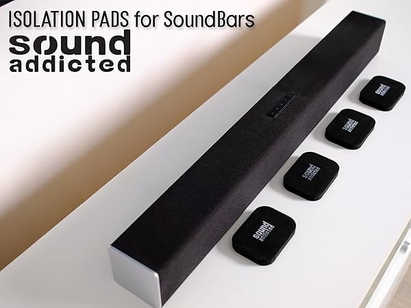 What Soundbar Isolation Pads Actually Are - visual representation