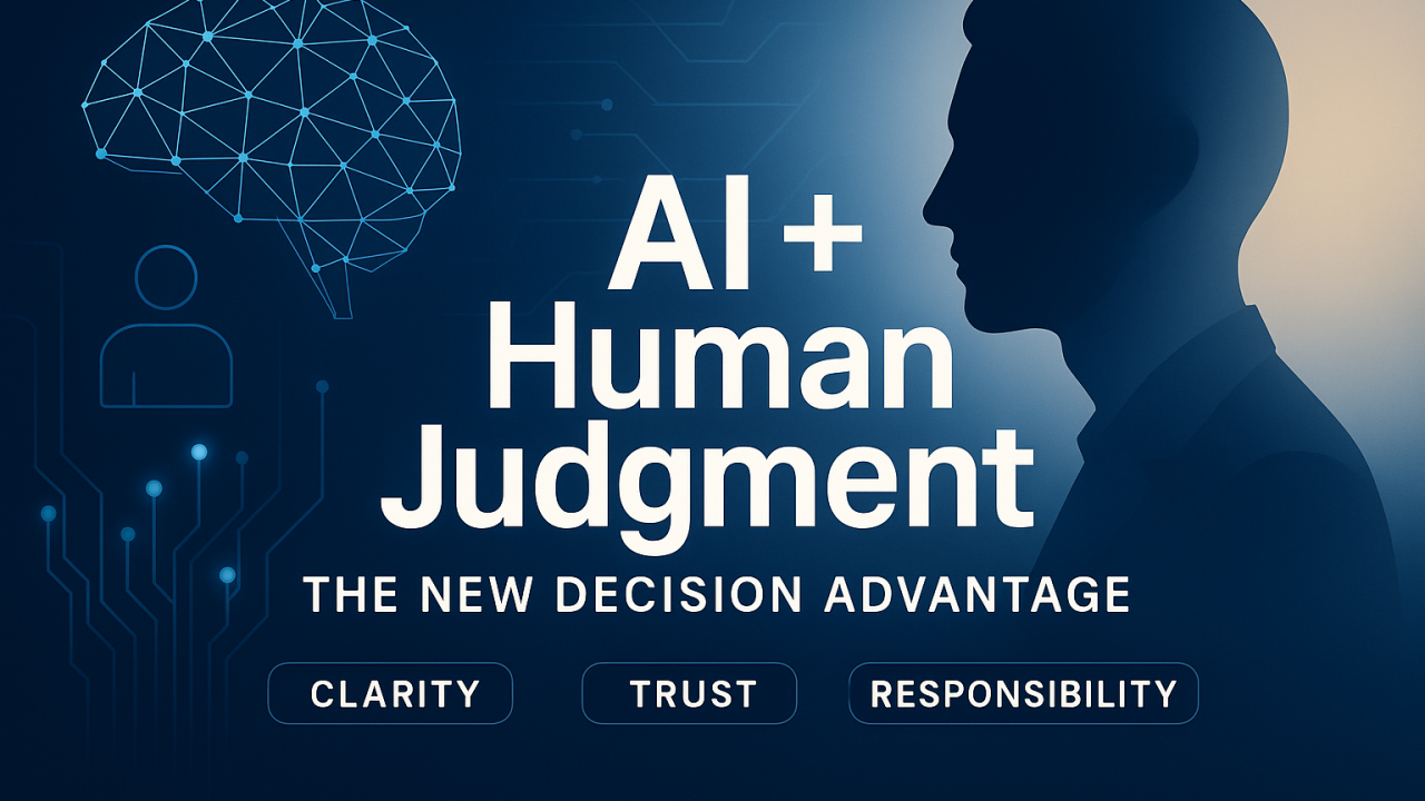 Future Trends in AI and Human Judgment - visual representation