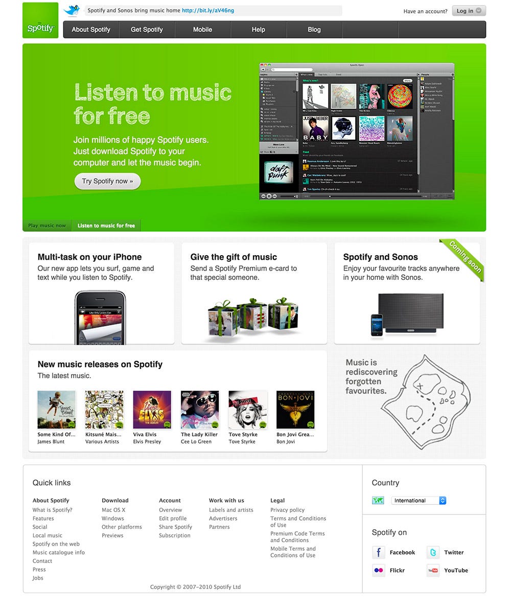 The Evolution of Spotify's Interface - contextual illustration