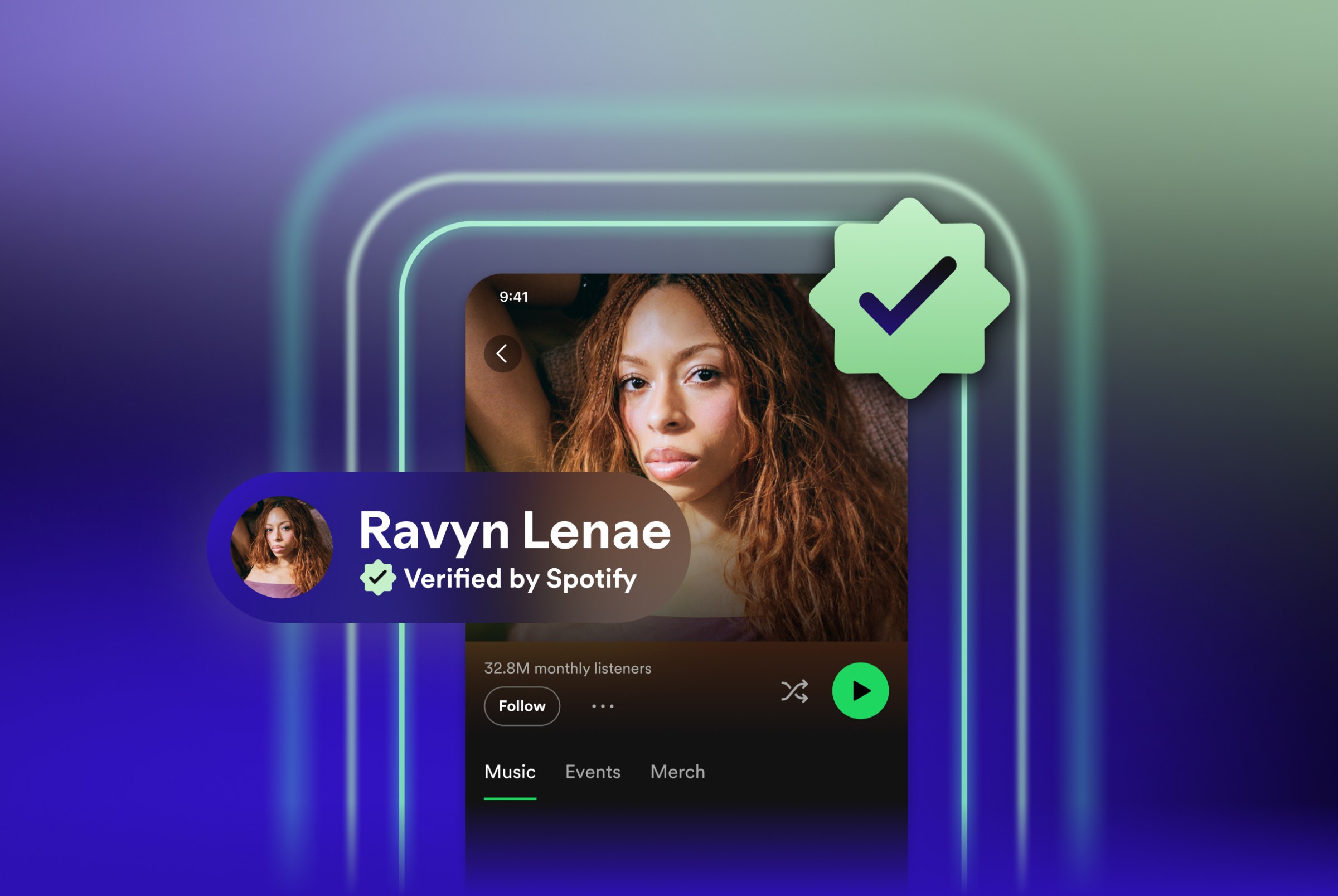 Introducing Spotify's Verified Artist Badges - contextual illustration