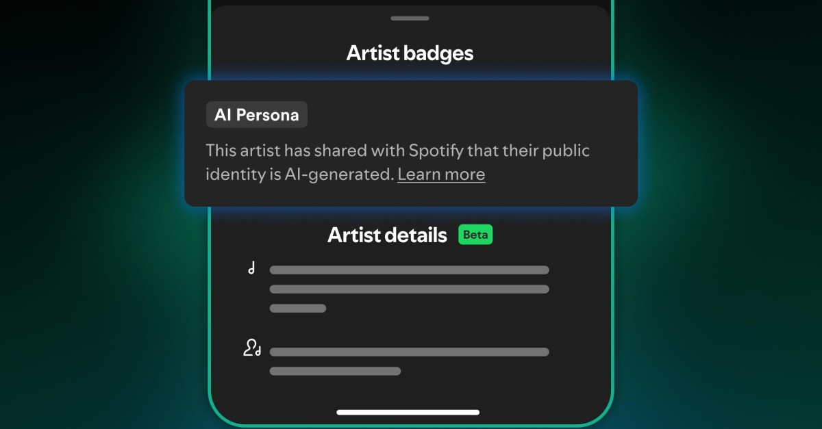 Spotify says it won’t recommend music from ‘AI Personas’ | The Verge