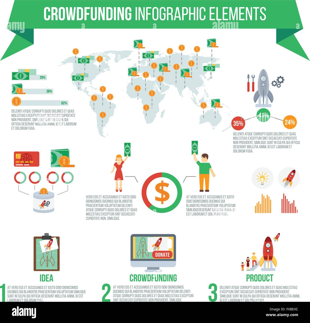 The Business of Crowdfunding - contextual illustration