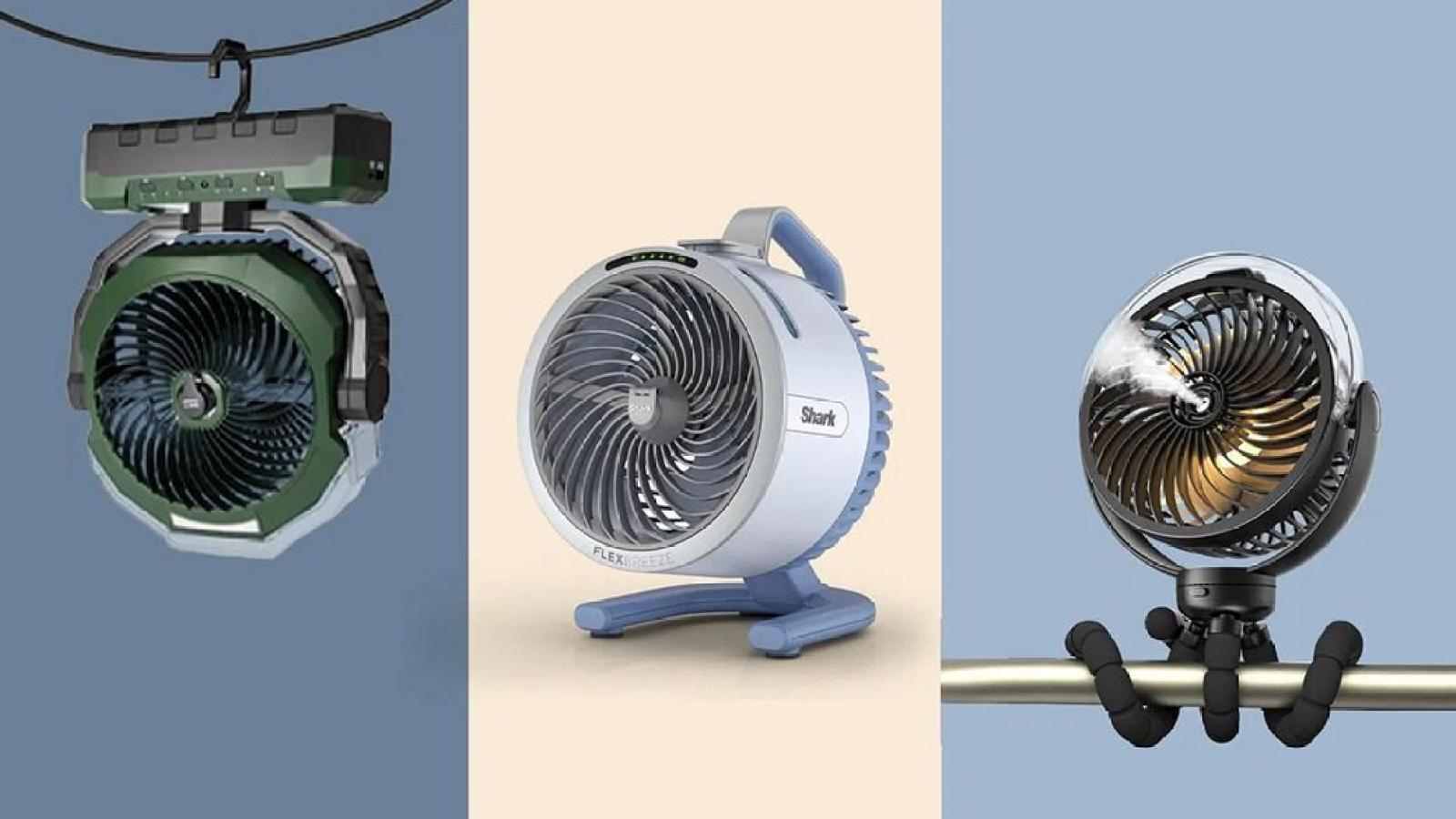 Types of Personal Misting Fans - visual representation