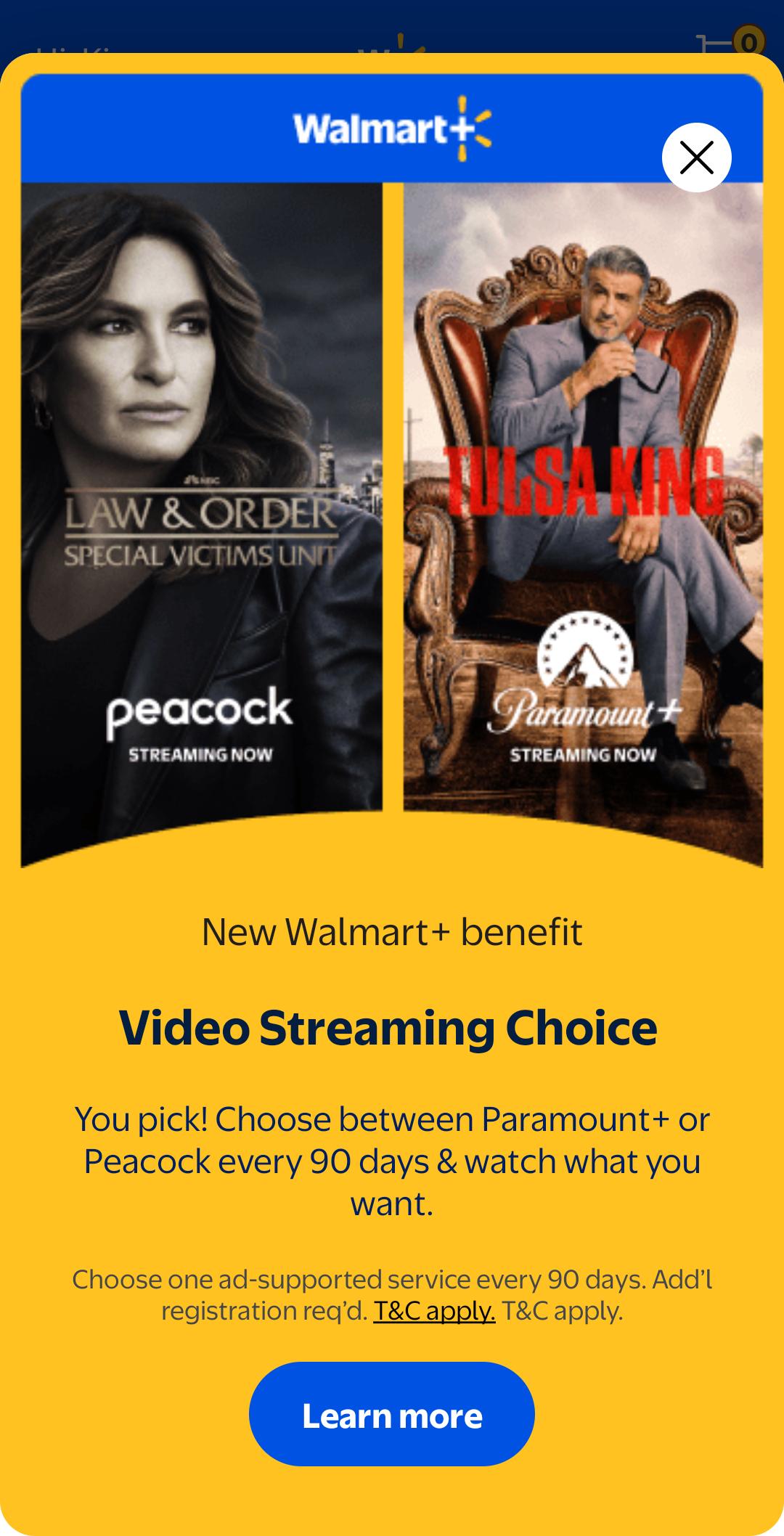 Method 1: Get Peacock Free with Walmart+ (Cheapest Option for Most People) - contextual illustration