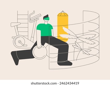 The Rise of VR Fitness - contextual illustration