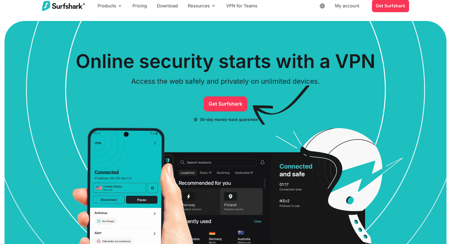 Integration with Broader Surfshark Services - visual representation