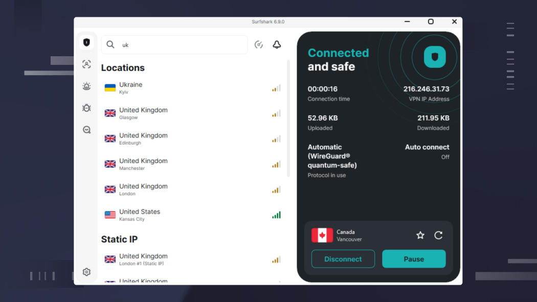 Comparison with Other VPN Services - visual representation