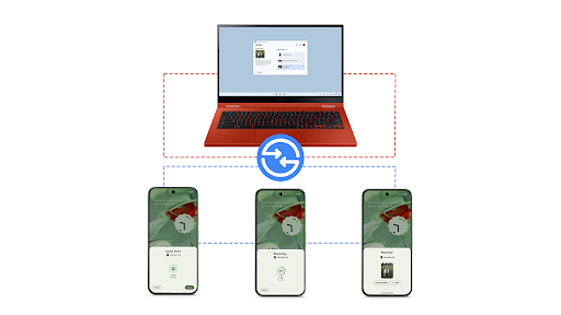 Enter Tap to Share - visual representation