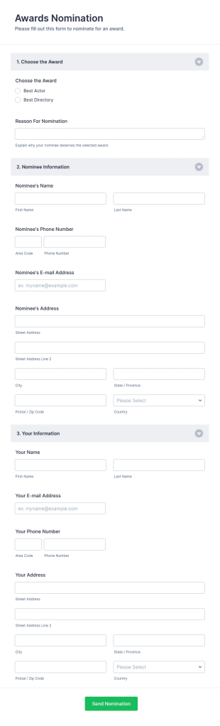 Simplified Nomination Process - contextual illustration