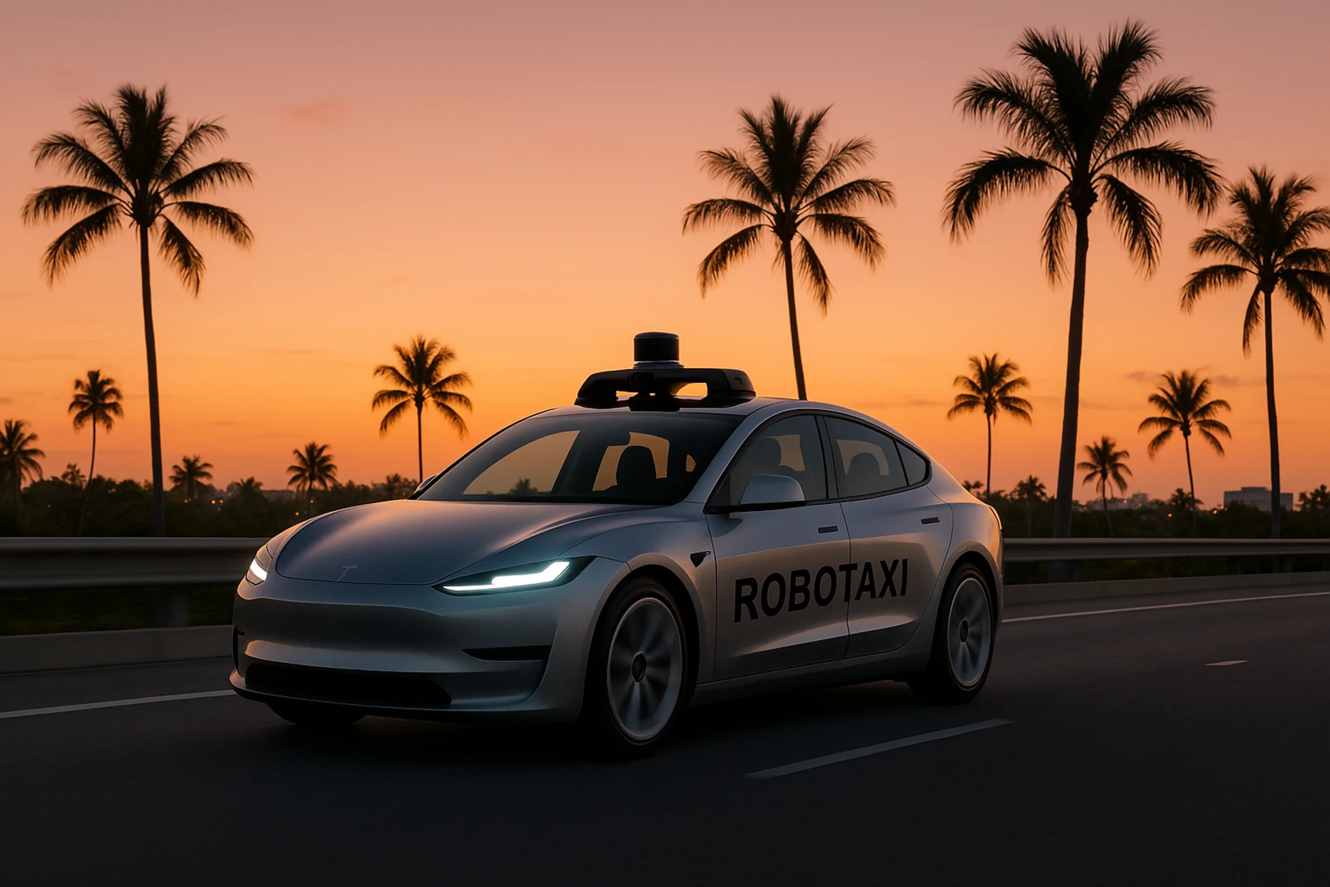 The Advent of Tesla Robotaxis in Florida - contextual illustration