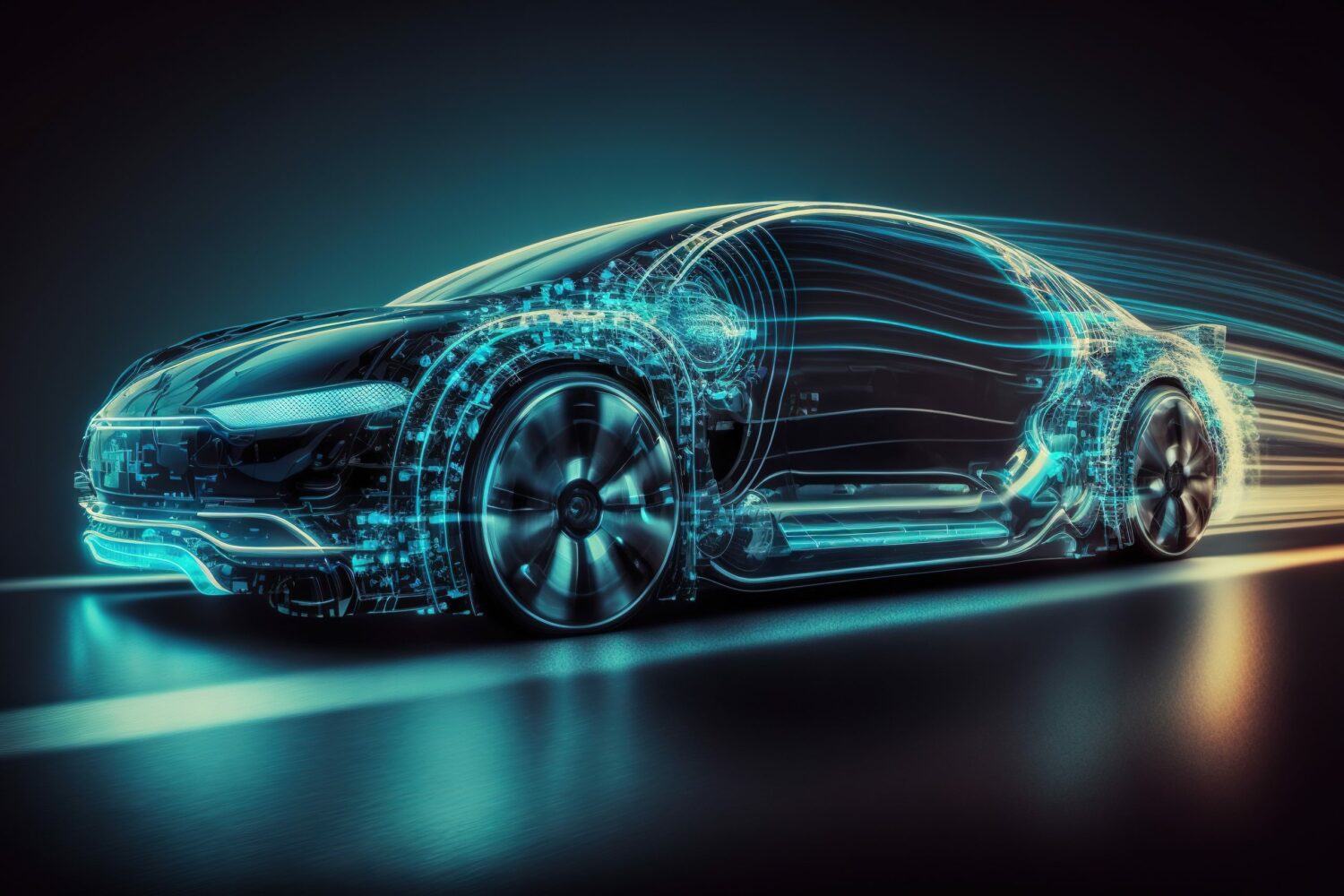The Rise of AI in Automotive Design - visual representation
