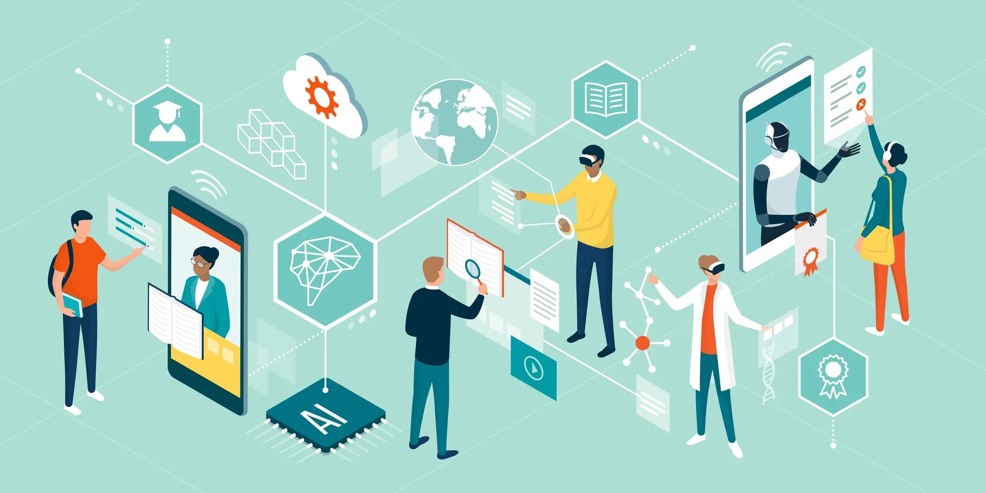 Bridging the AI Skills Gap - contextual illustration