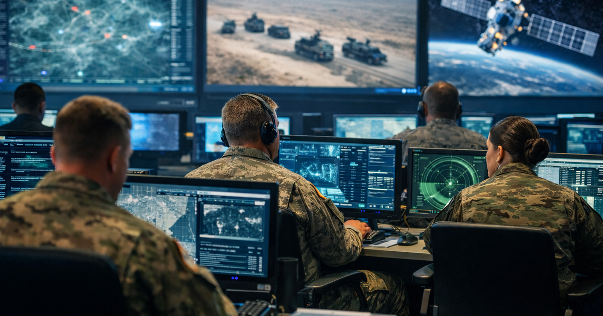 Future Trends in Military AI - visual representation