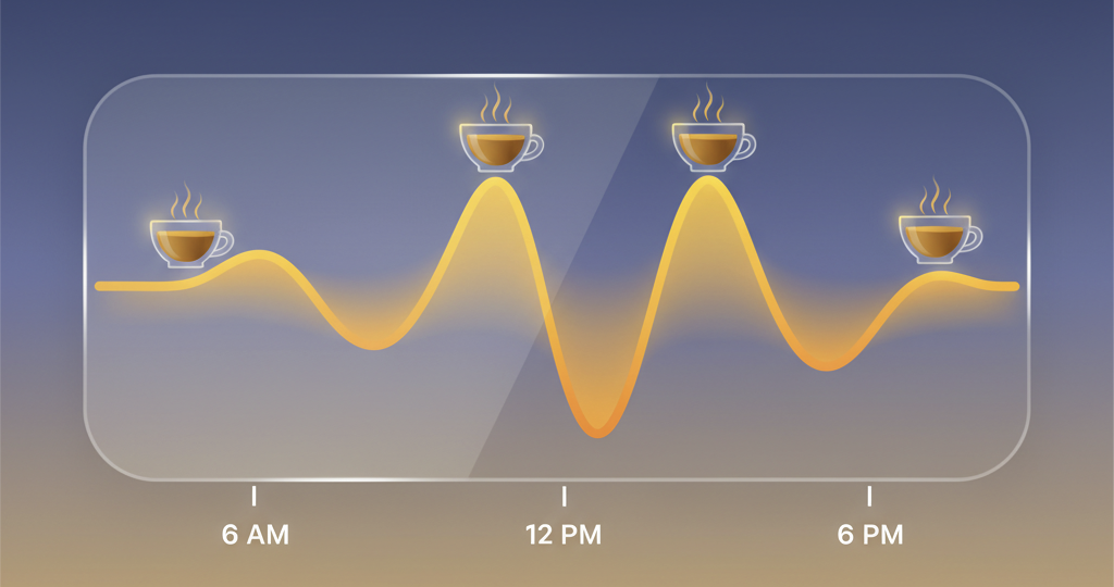 The Science of Coffee and Productivity - contextual illustration