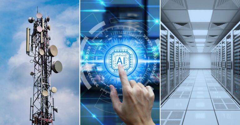 The Future of AI in Telecoms - visual representation