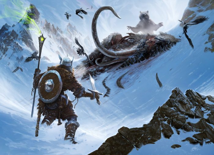 The Return to Skyrim - contextual illustration